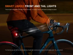 Fenix BC28R Smart Control Bicycle Light Combo – 2500 Lumens Front & Rear Bike Light Set
