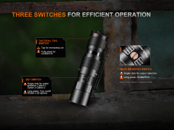Fenix PD26R Ace Rechargeable Tactical Flashlight